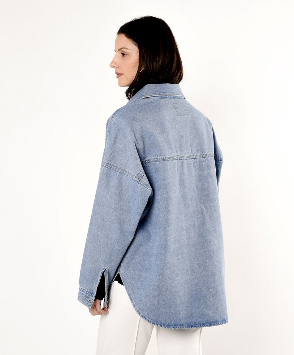 Chaqueta mujer denim oversize