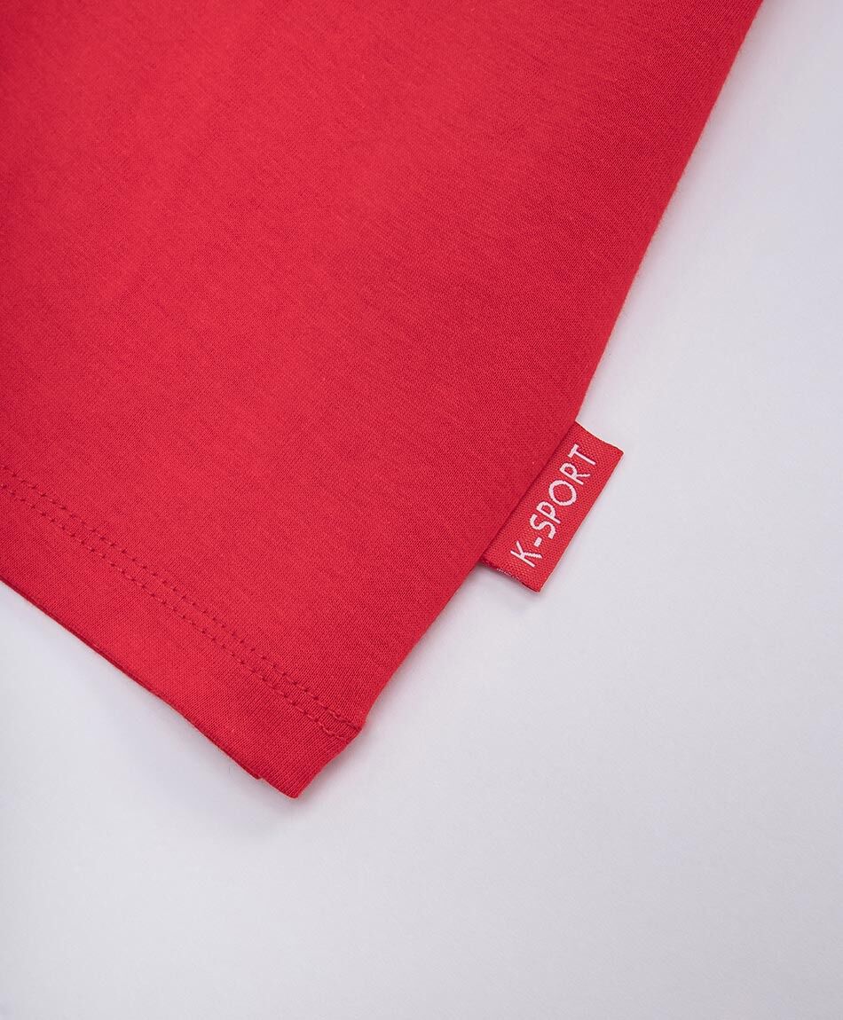 Remera deportiva mujer b&aacute;sica roja