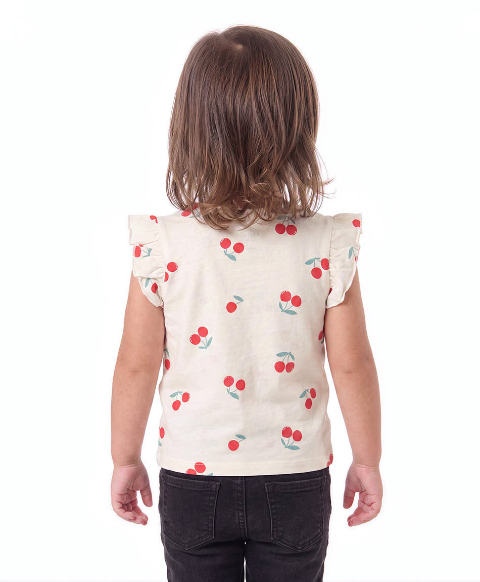Remera beb&eacute; vuelos cerezas