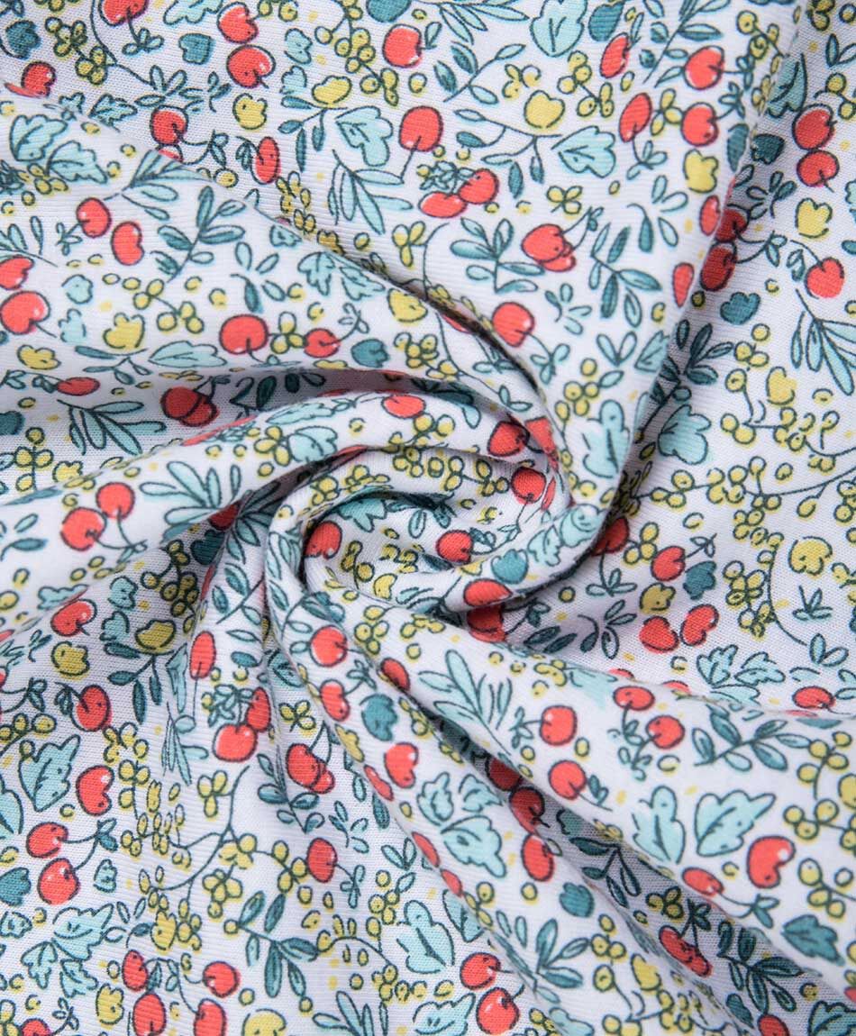 Vestido beb&eacute; cerezas flores