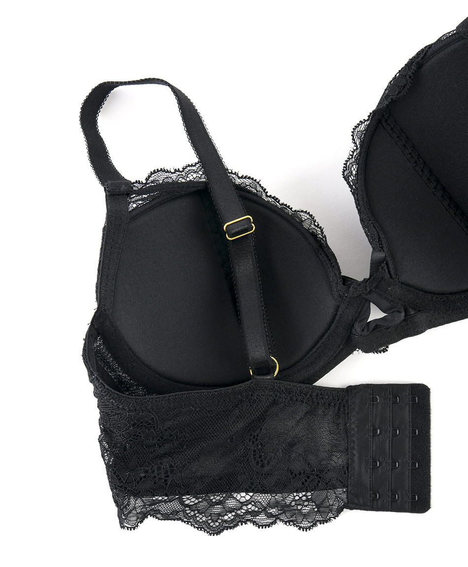 Corpi&ntilde;o mujer full encaje black