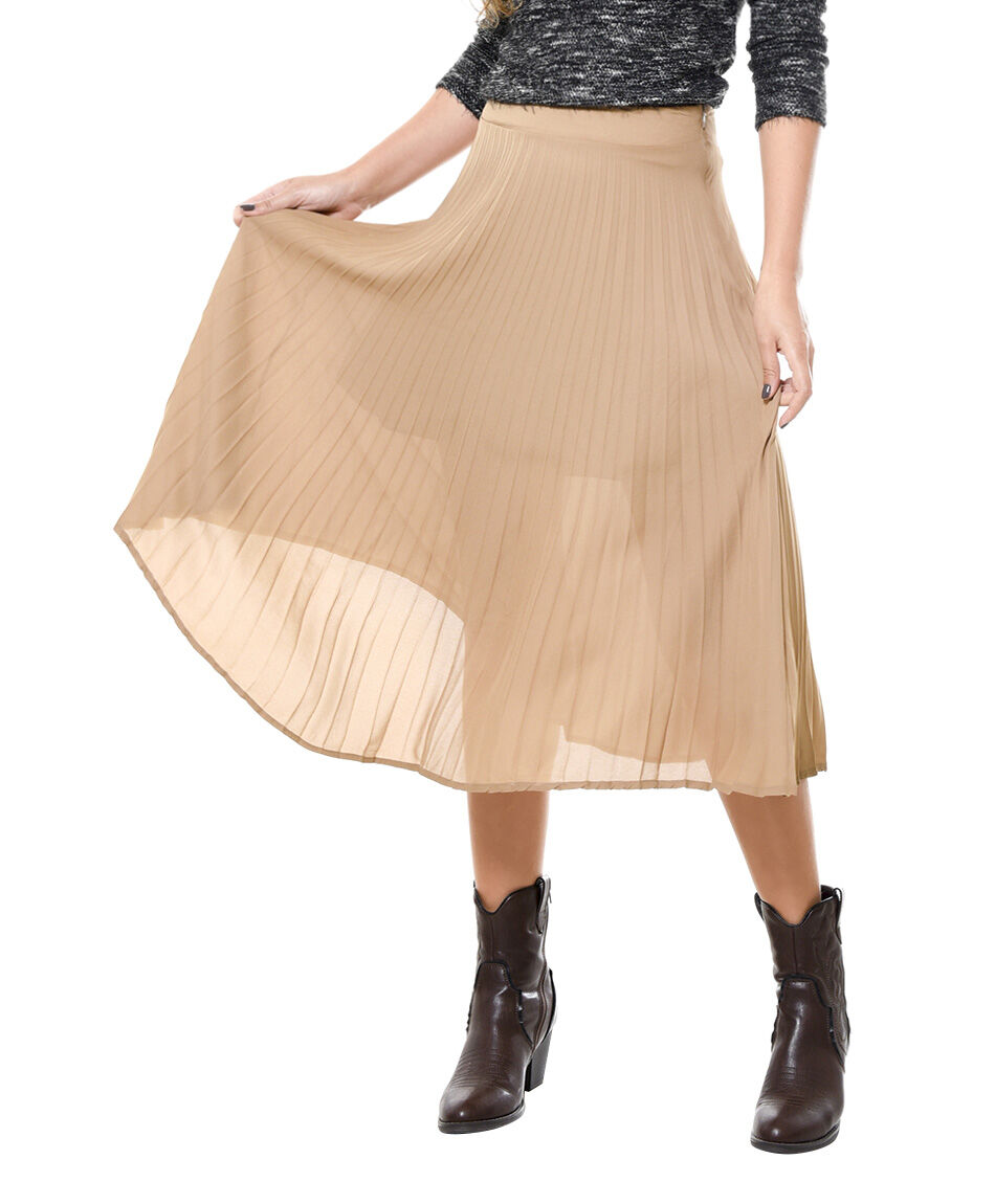 Falda plisada