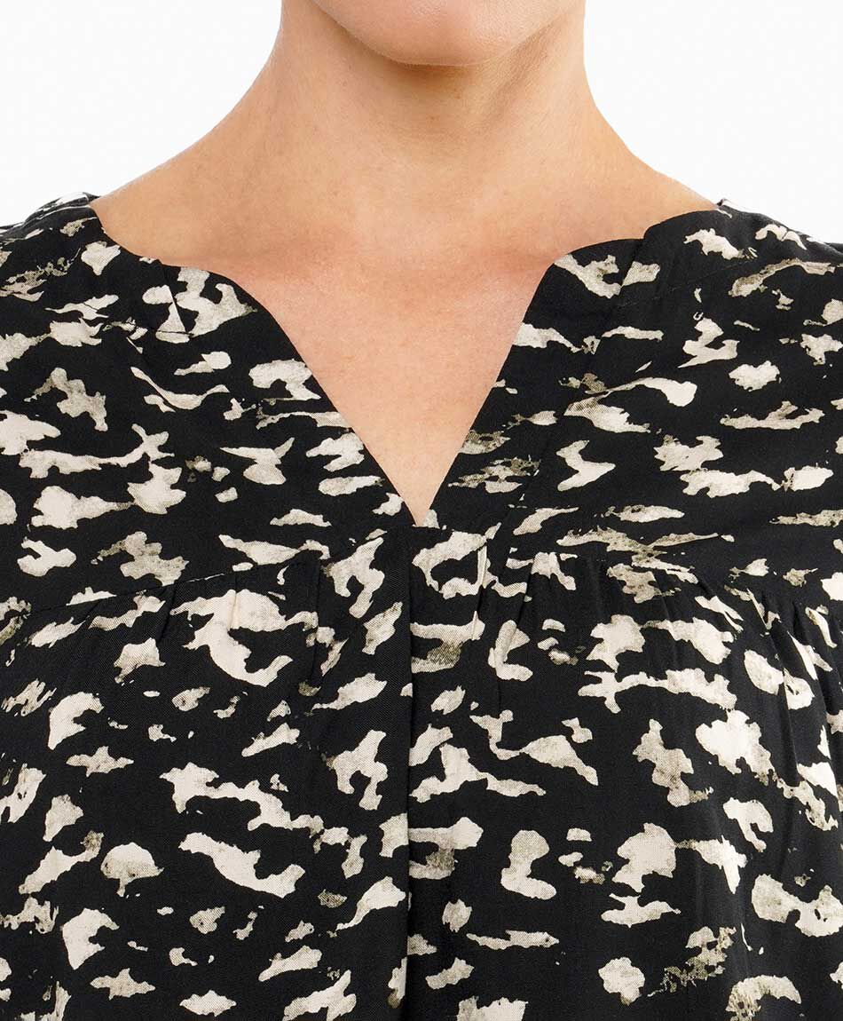 Camisa mujer urban clasic black