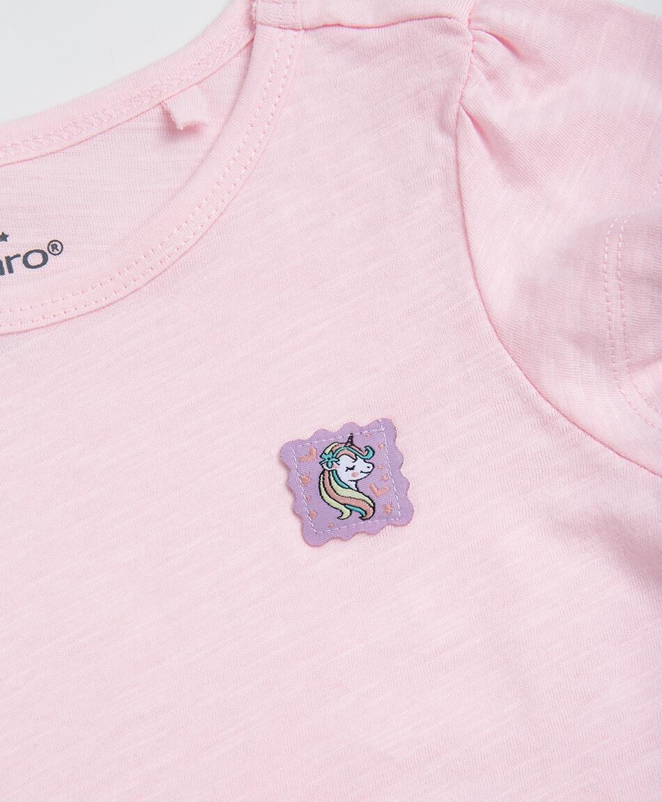 Remera beb&eacute; b&aacute;sica rosa