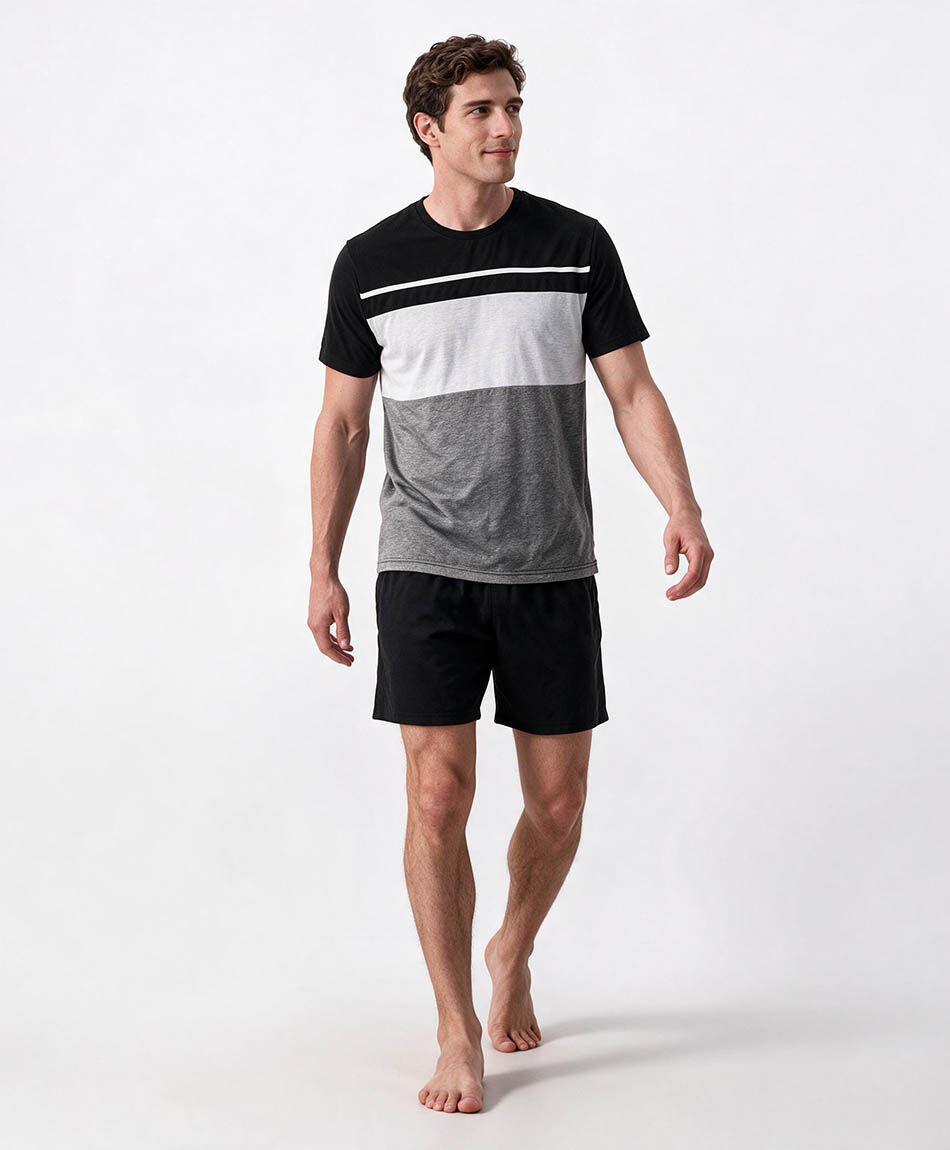 Pijama hombre tricolot