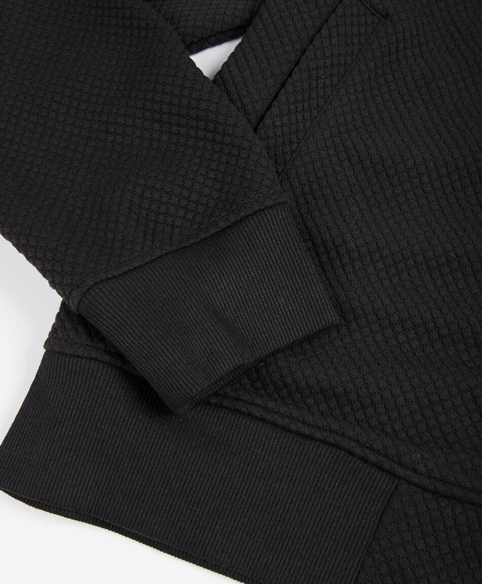 Campera hombre bomber negra
