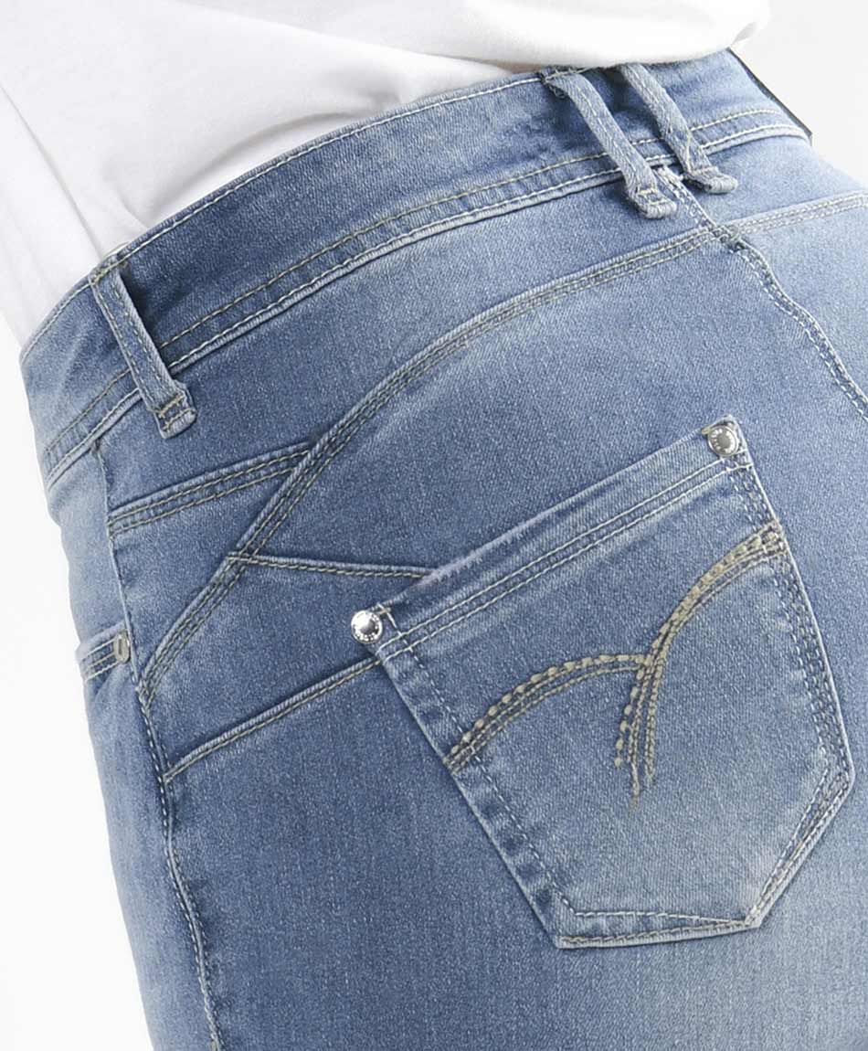 Jeans mujer desgastado skinny fit