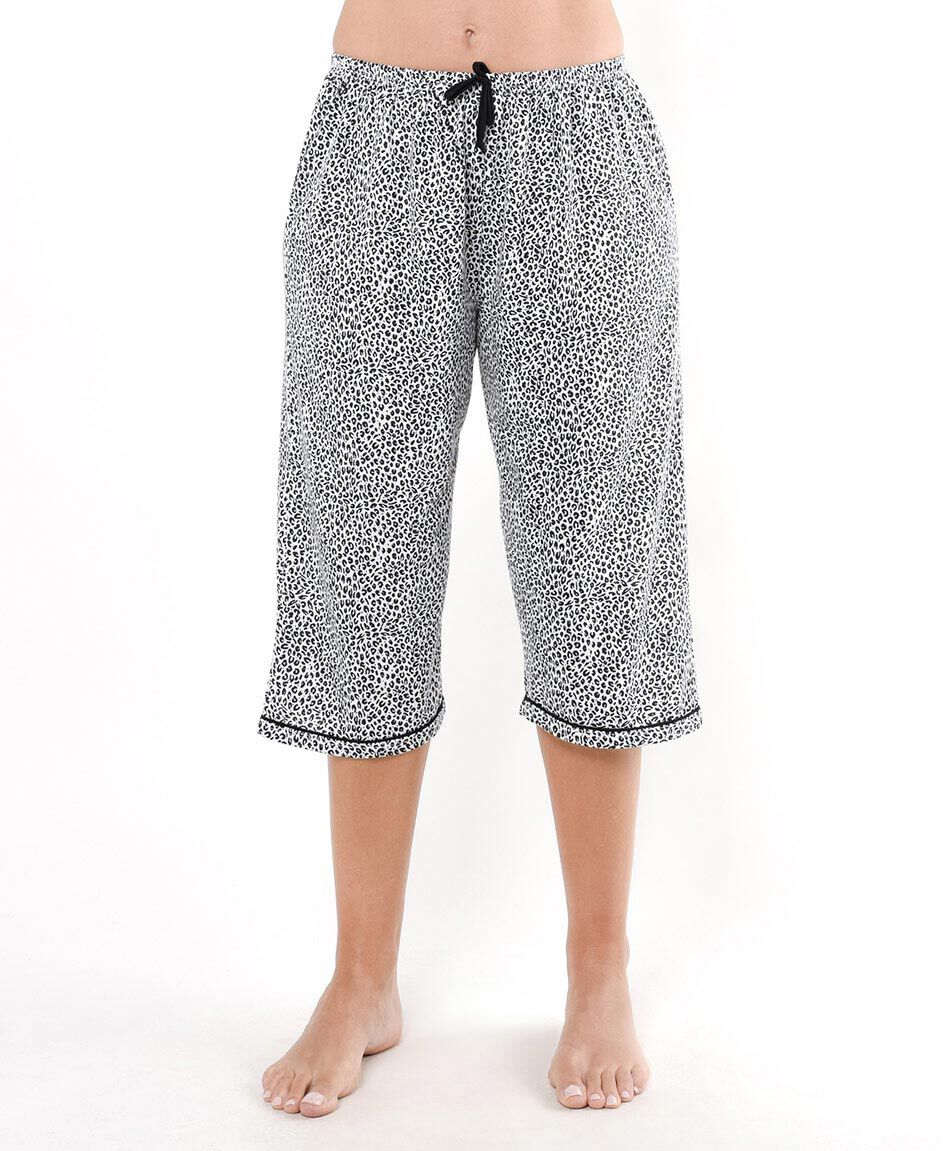 Pijama mujer capri animal print