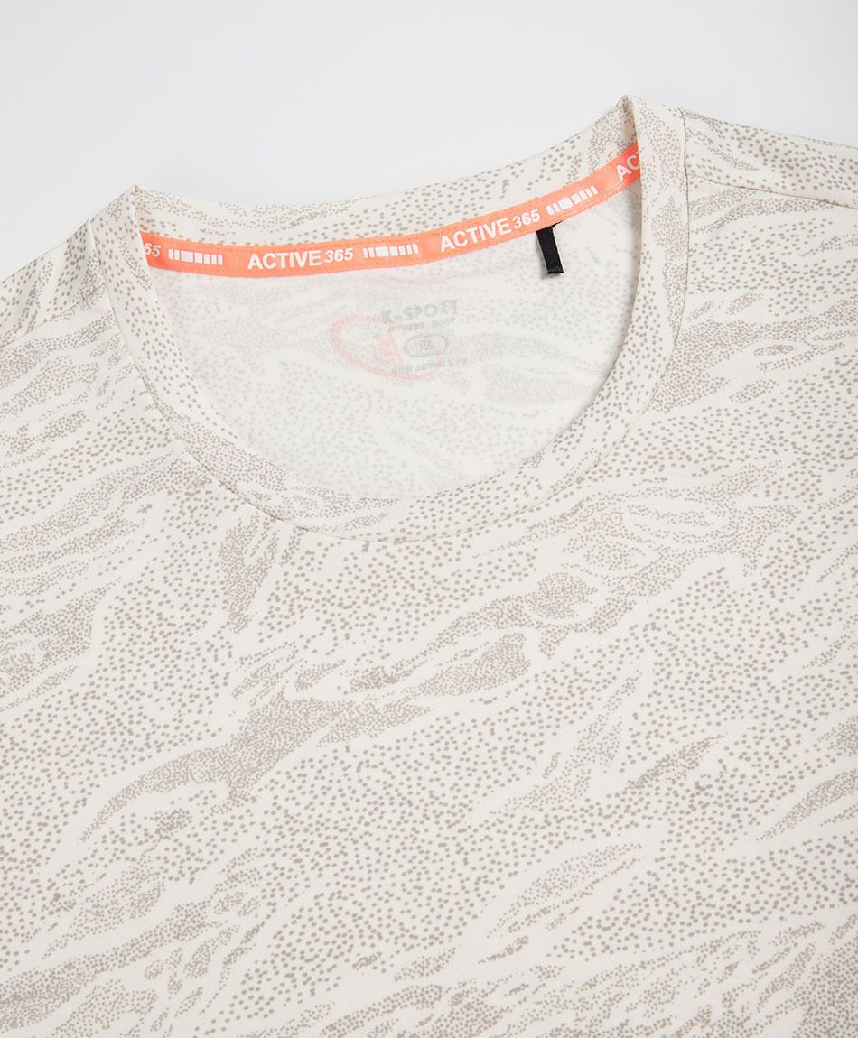 Remera deportiva mujer dise&ntilde;o beige