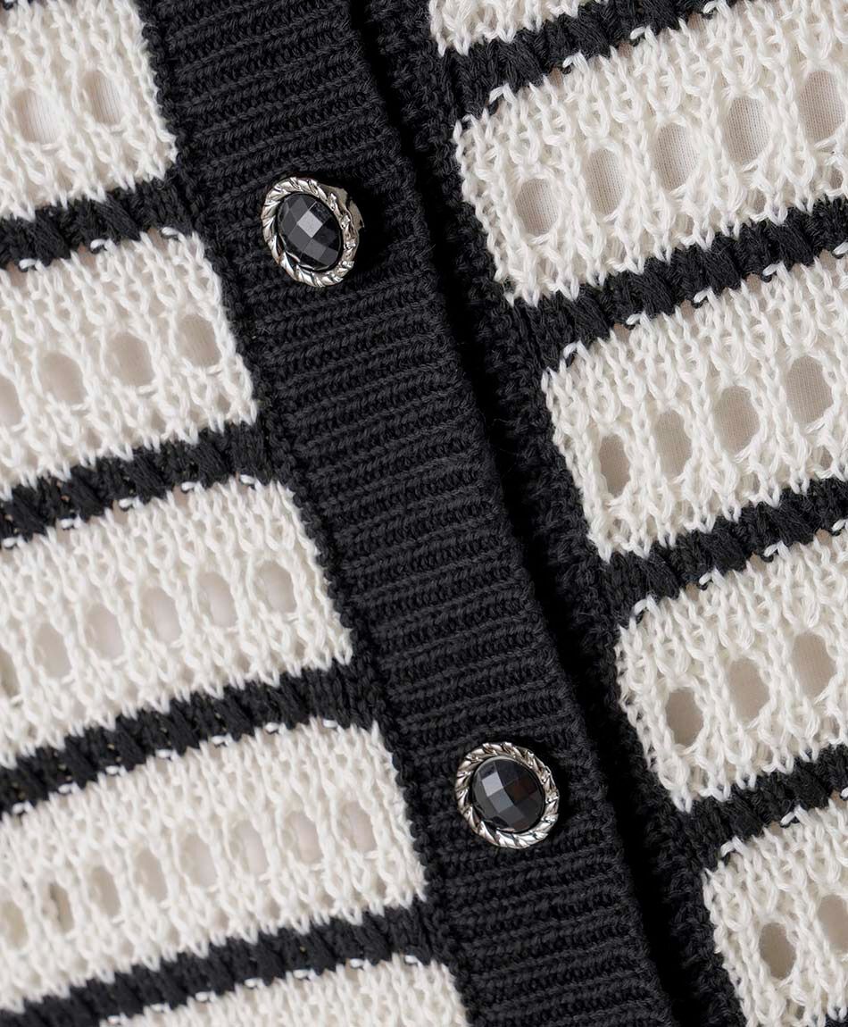Cardigan mujer calado jacquard