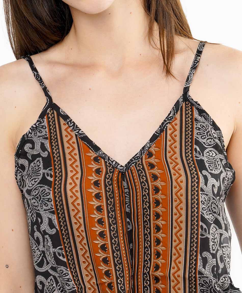 Camisa mujer top nudo