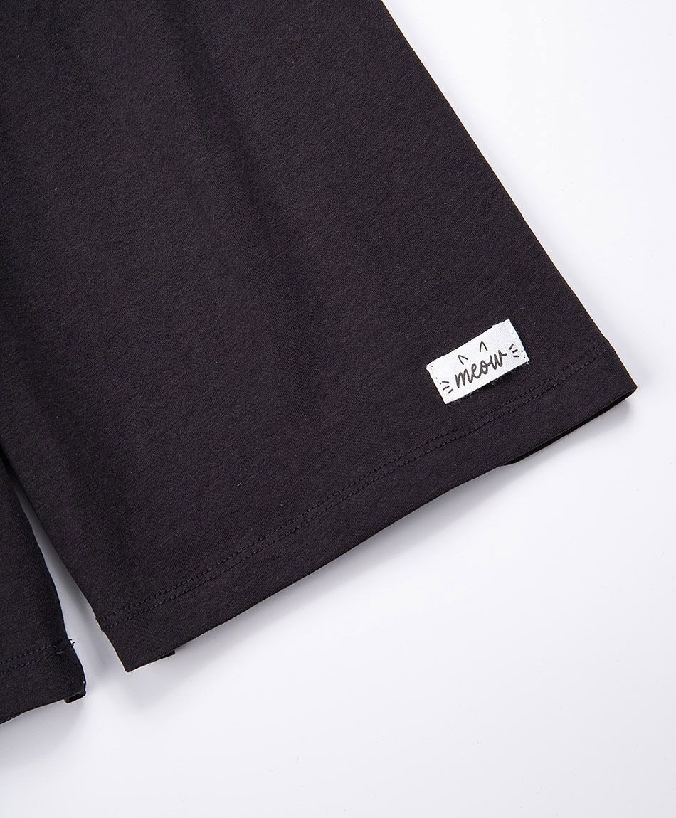 Short ni&ntilde;a biker negro