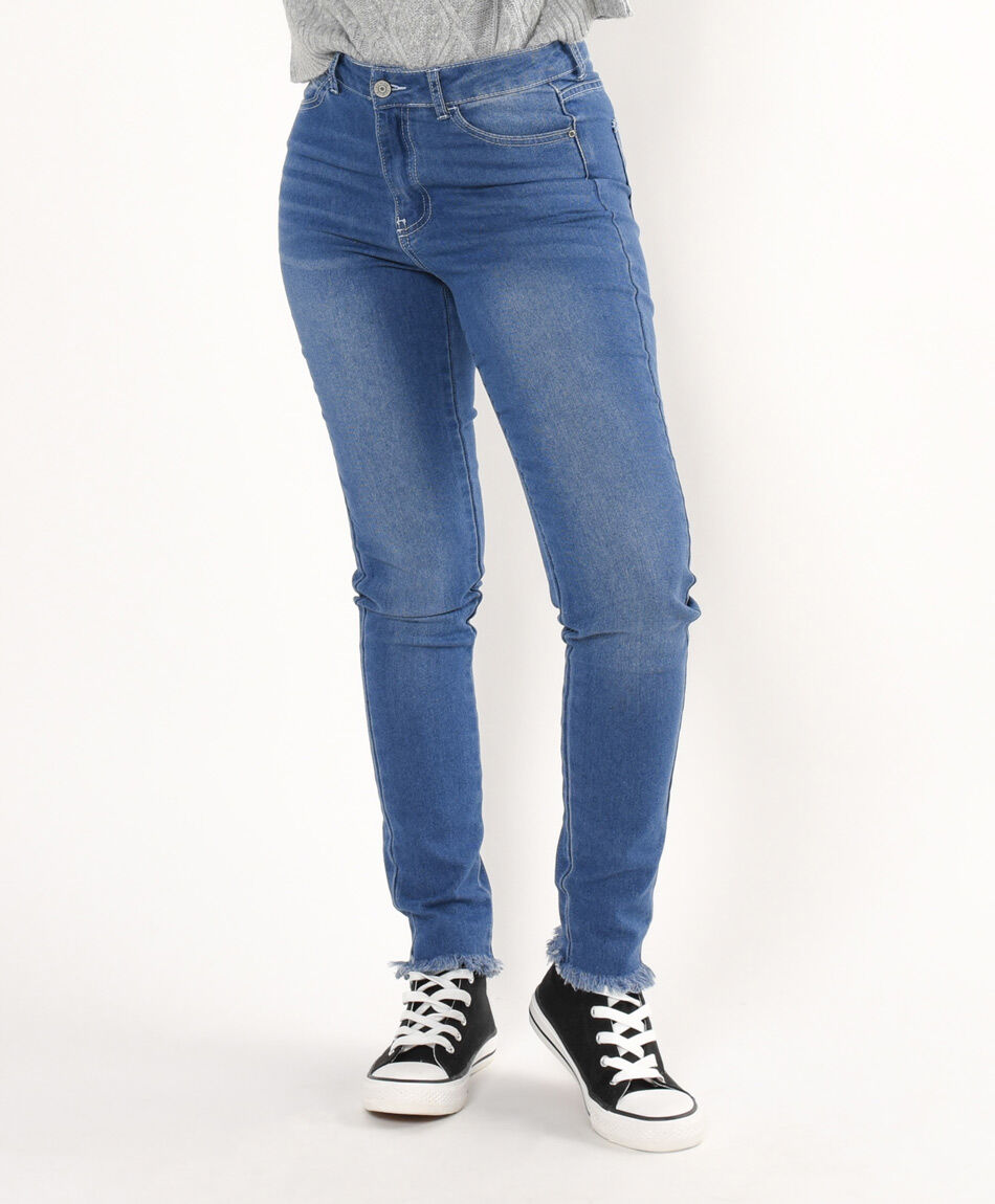Jeans mujer detalle basta skinny fit