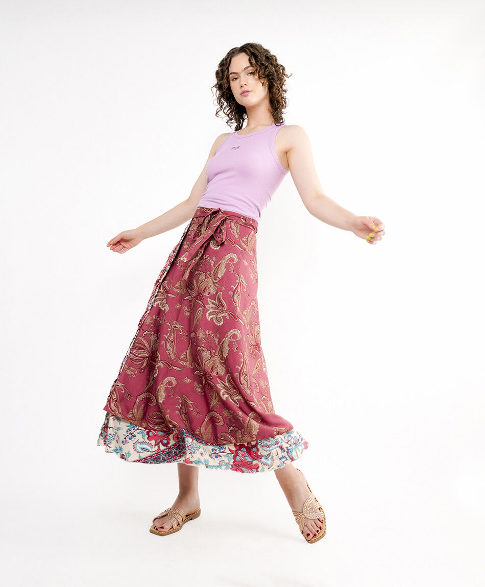 Pollera mujer pareo maxi