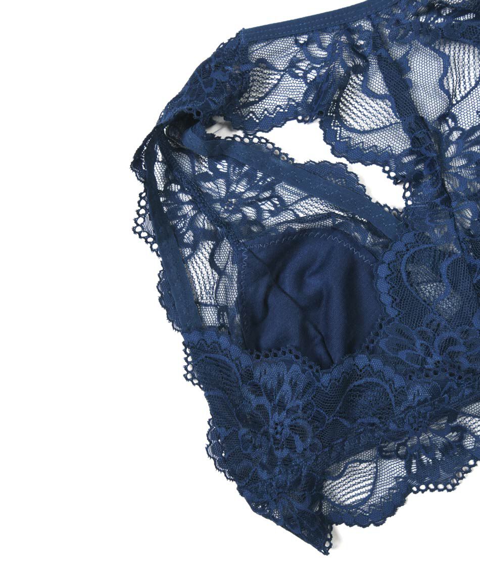 Bralette mujer encaje ancho