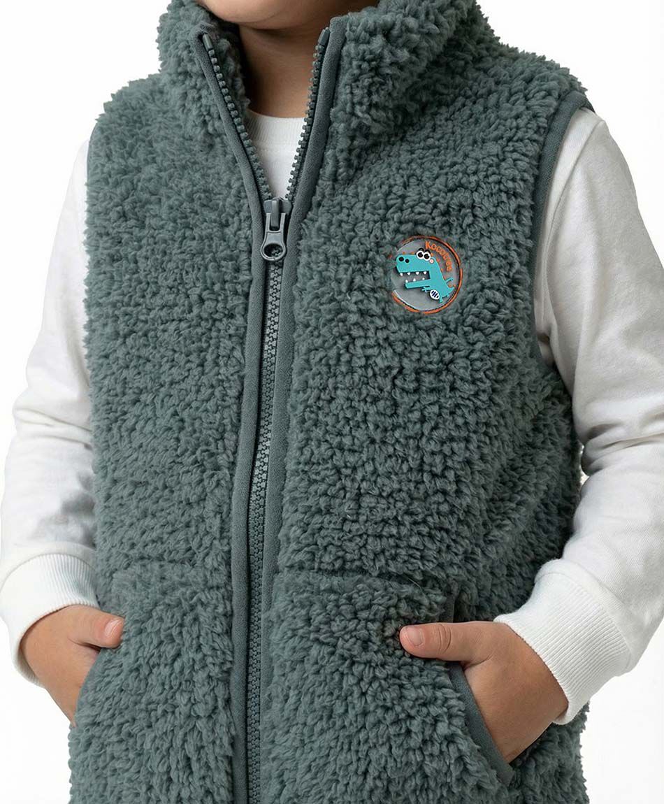 Buzo beb&eacute; vest chiporro verde