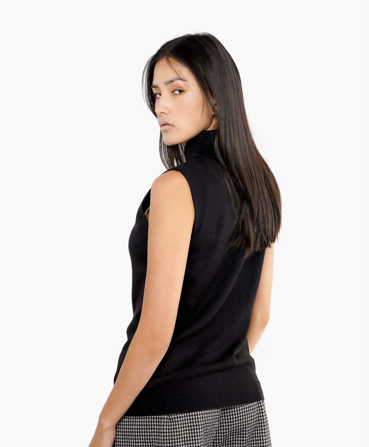 Sweater mujer sin mangas