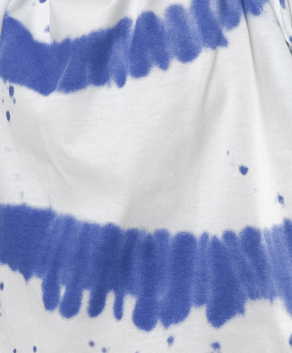 Polera mujer tie dye bicolor