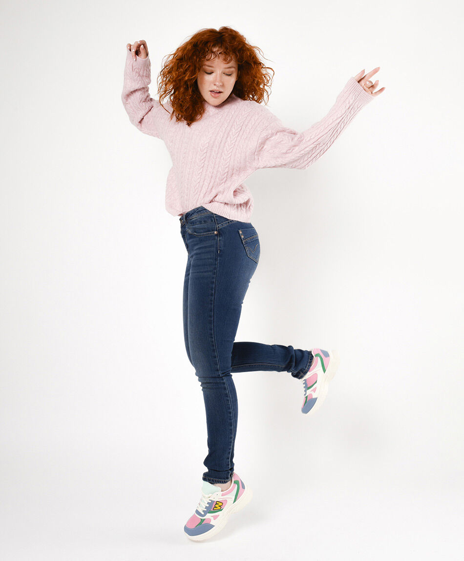 Jeans mujer desgastado skinny fit