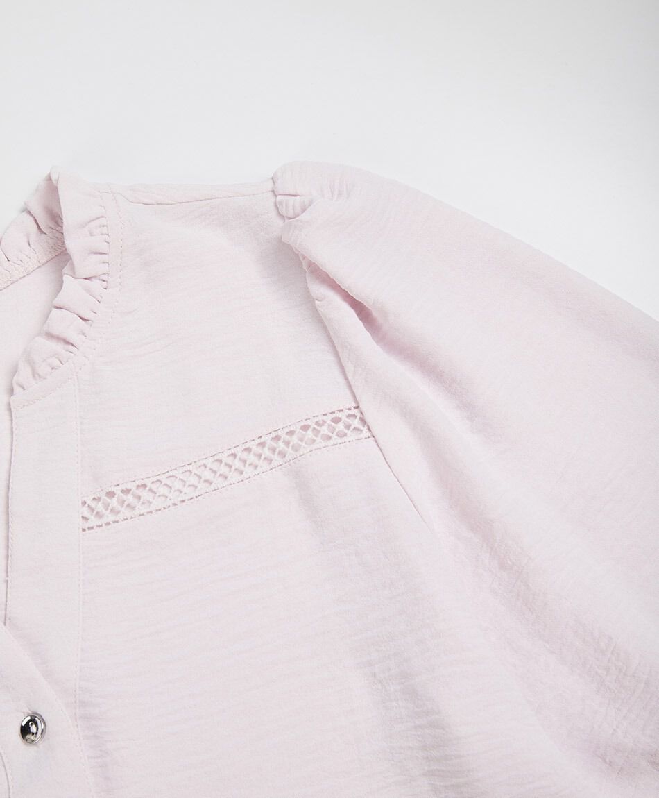 Camisa mujer cuello vuelitos