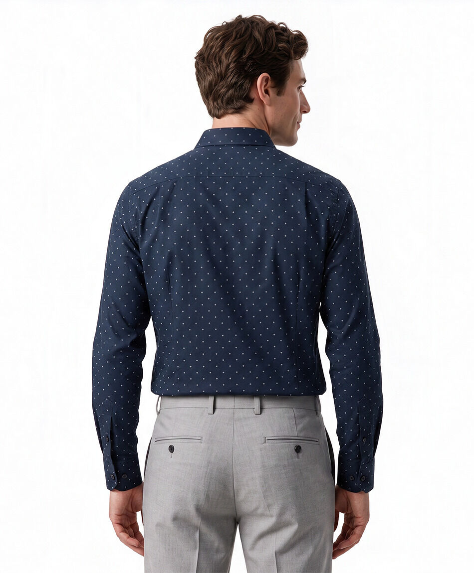 Camisa hombre formal navy