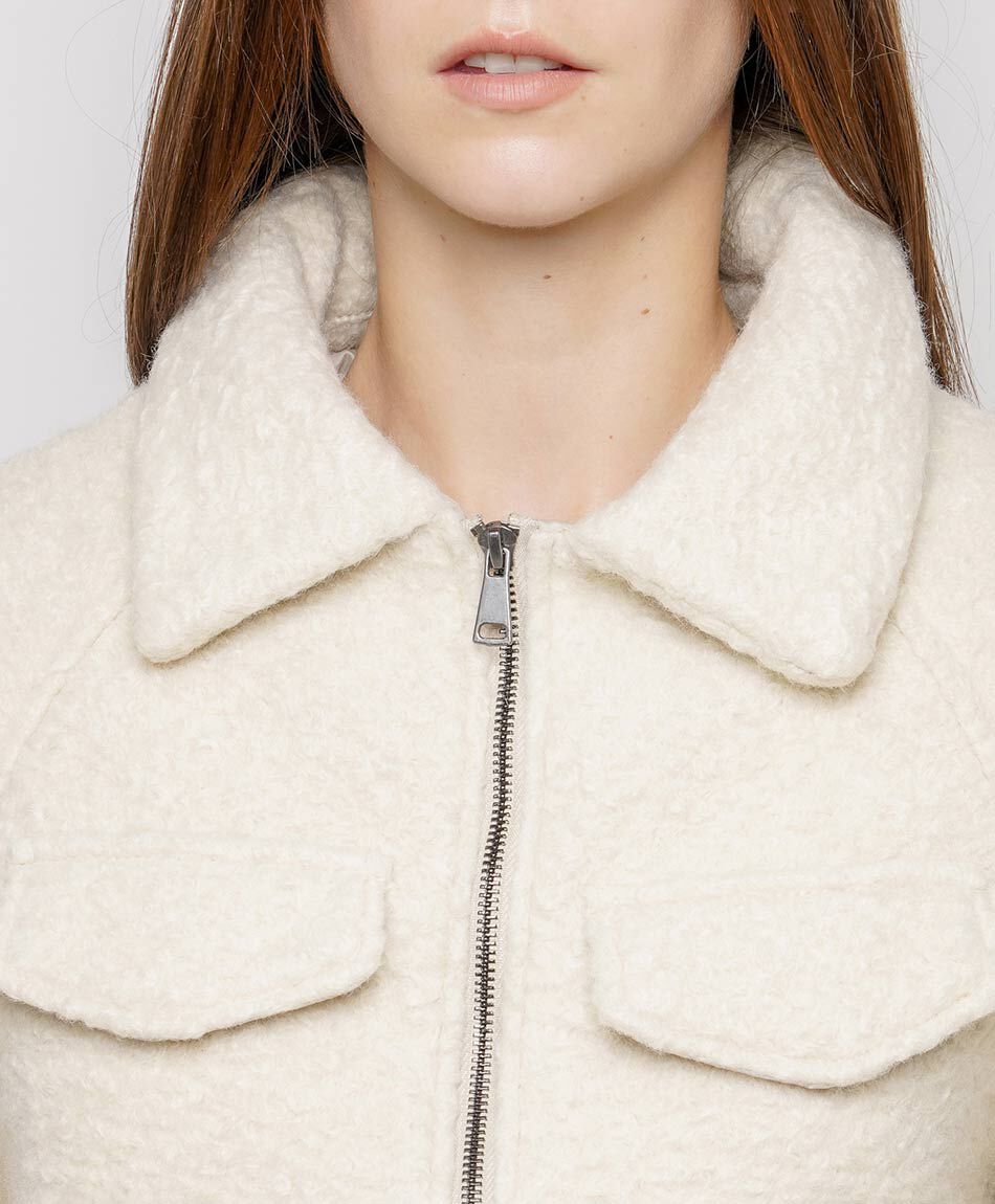 Campera mujer bolsillos invierno