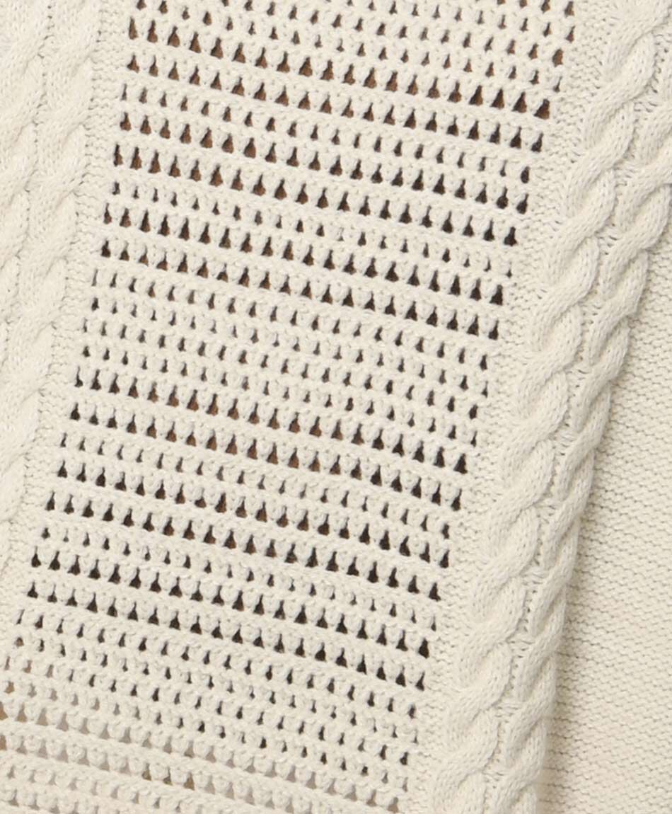 Sweater mujer detalles calados