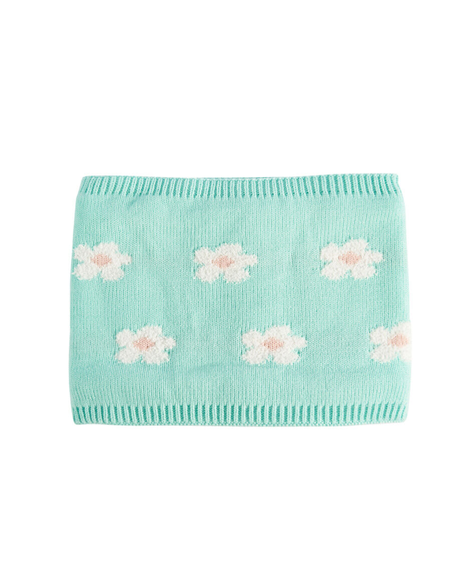 Cuello infantil floreado
