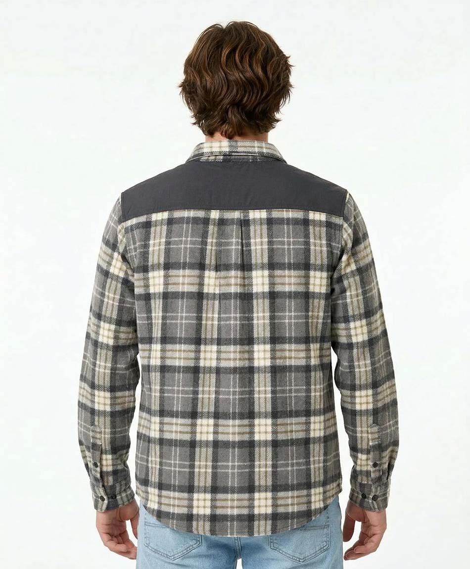 Campera hombre franela escoses