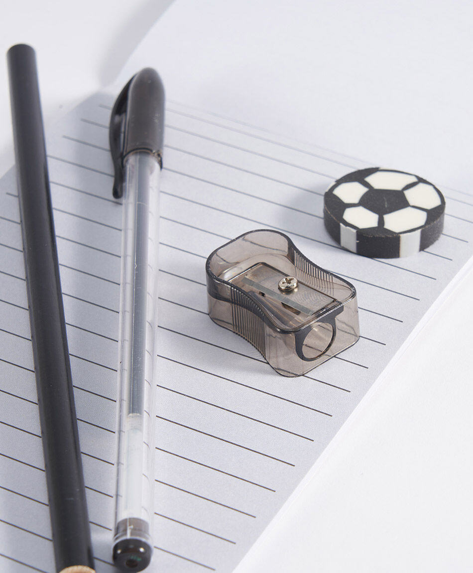 Set libreta + estuche escolar f&uacute;tbol