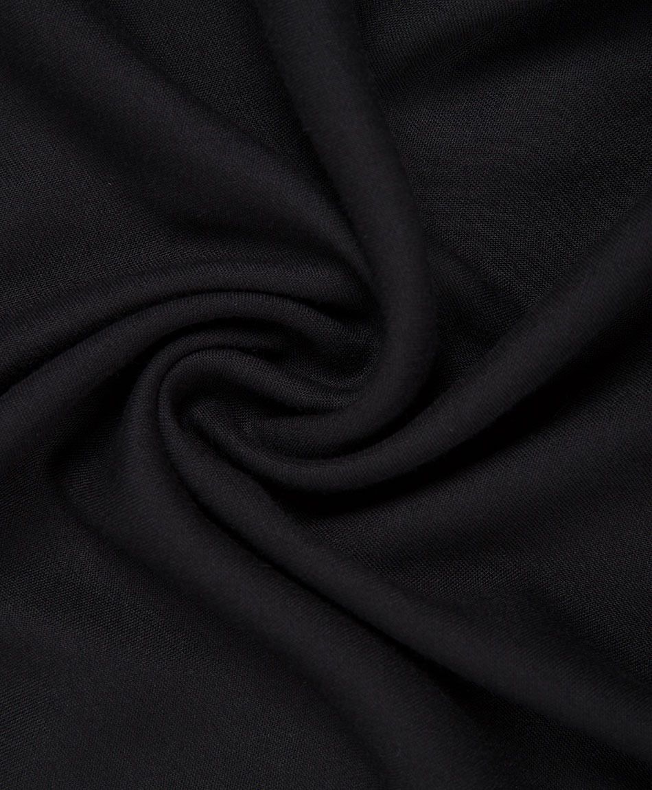 Camisa hombre viscosa negra