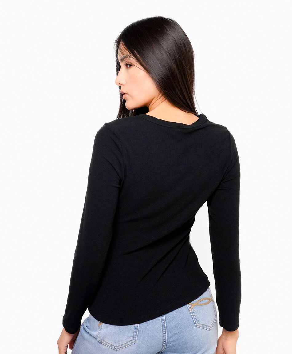 Remera mujer estampado vaquera