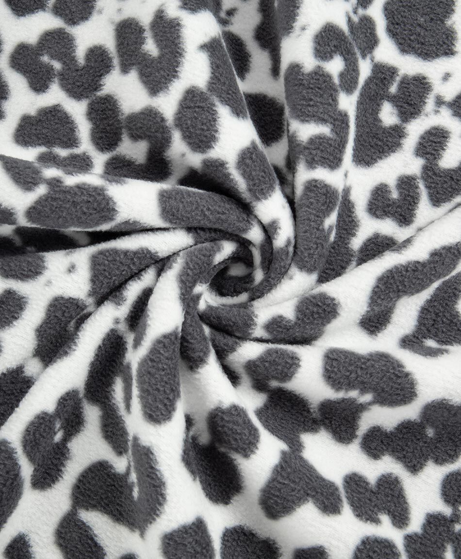 Pijama mujer animal print black and white