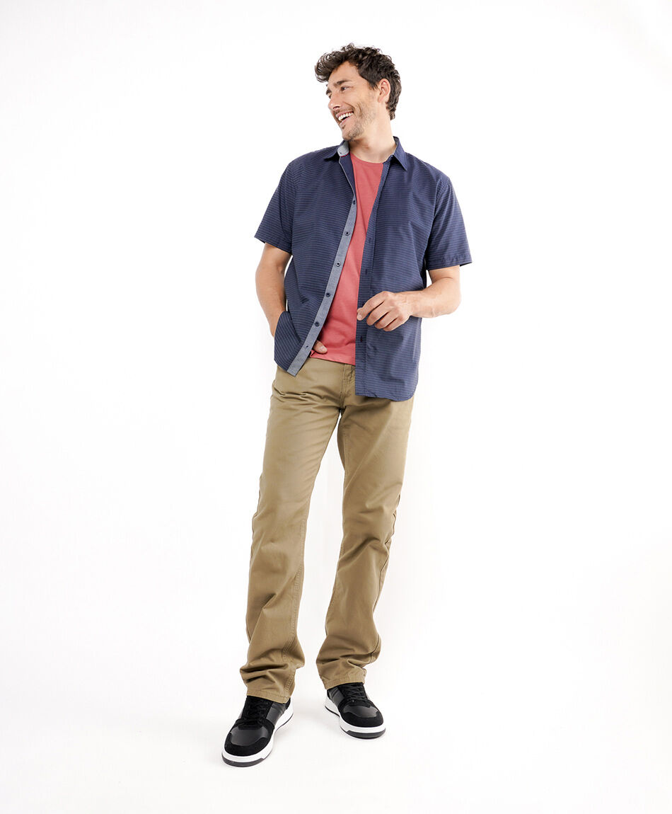 Camisa hombre casual estilo liso