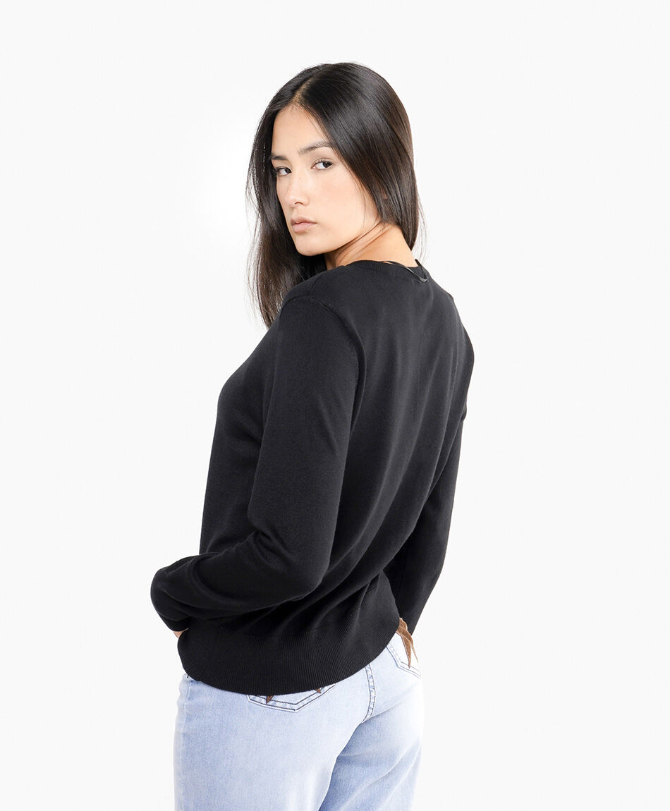 Cardigan mujer botones dorados