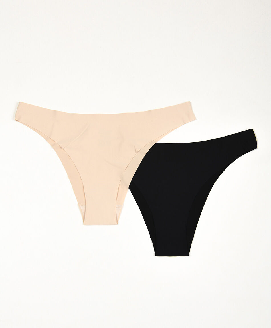 Pack 2 bombacha mujer bikini microfibra