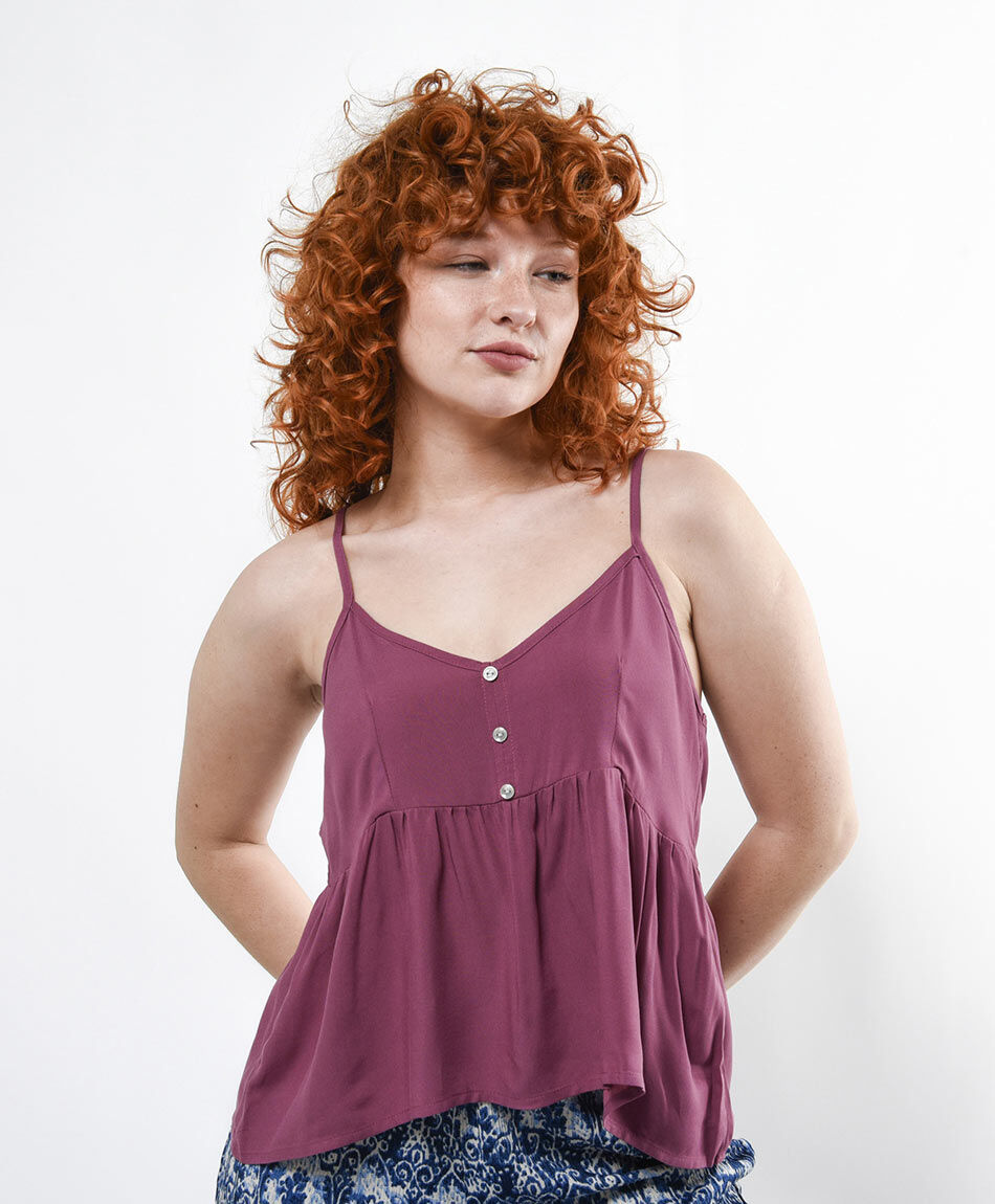 Camisa mujer top botones