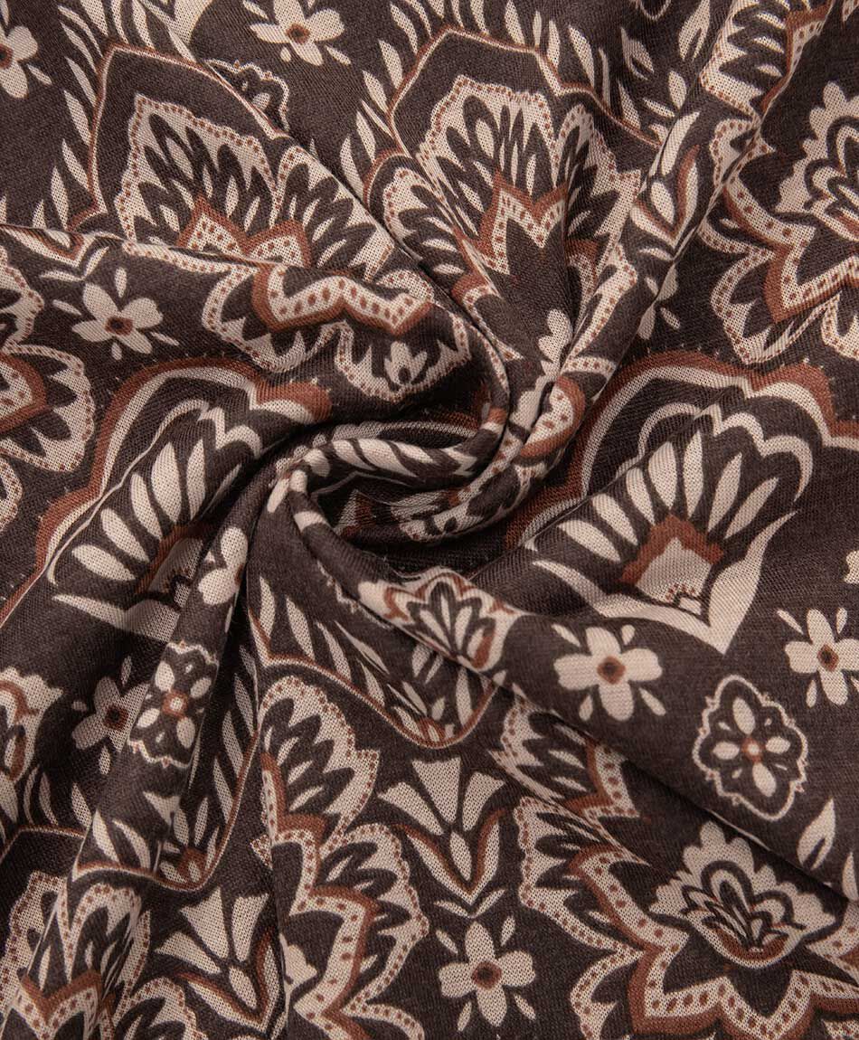 Remera mujer print mixto