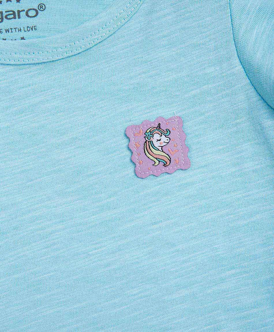 Remera beb&eacute; b&aacute;sica celeste