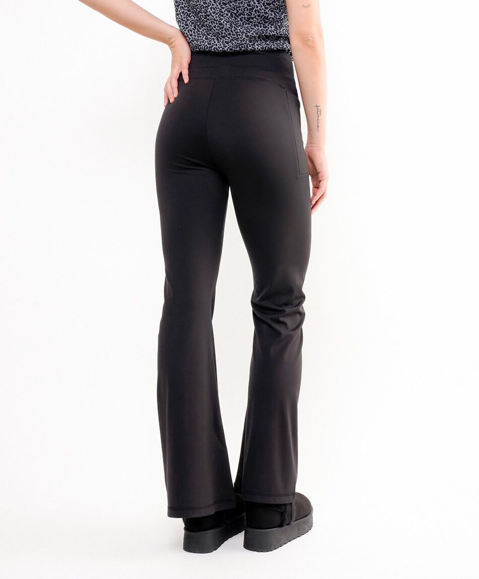 Pantal&oacute;n mujer flare tiro alto