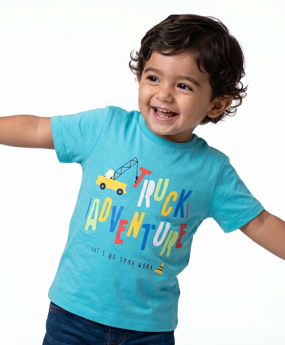 Remera beb&eacute; truck adventure