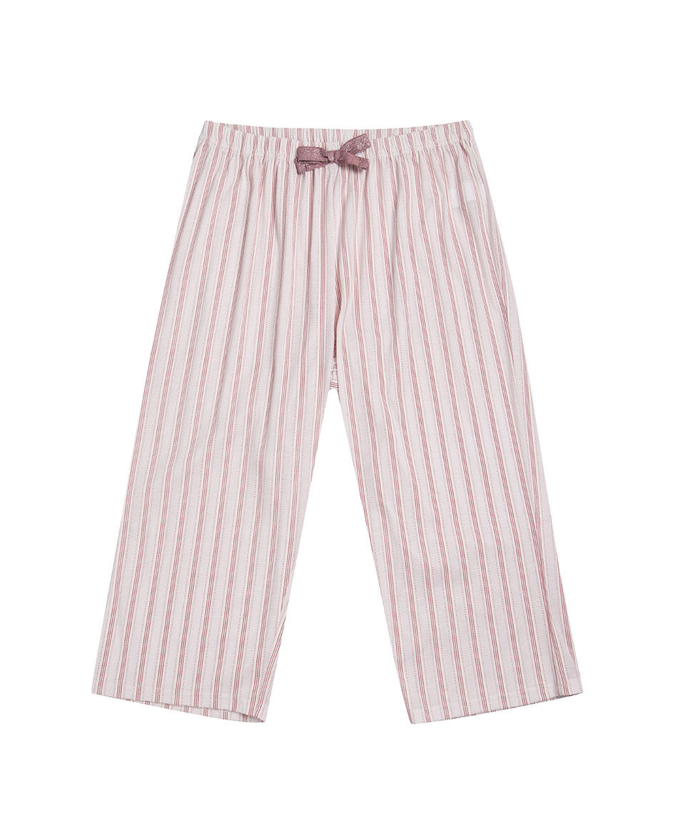 Pijama mujer capri osito rayas