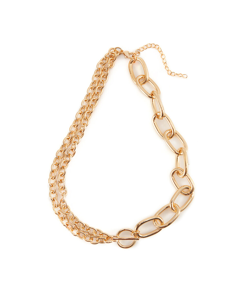 Collar mujer mix cadenas