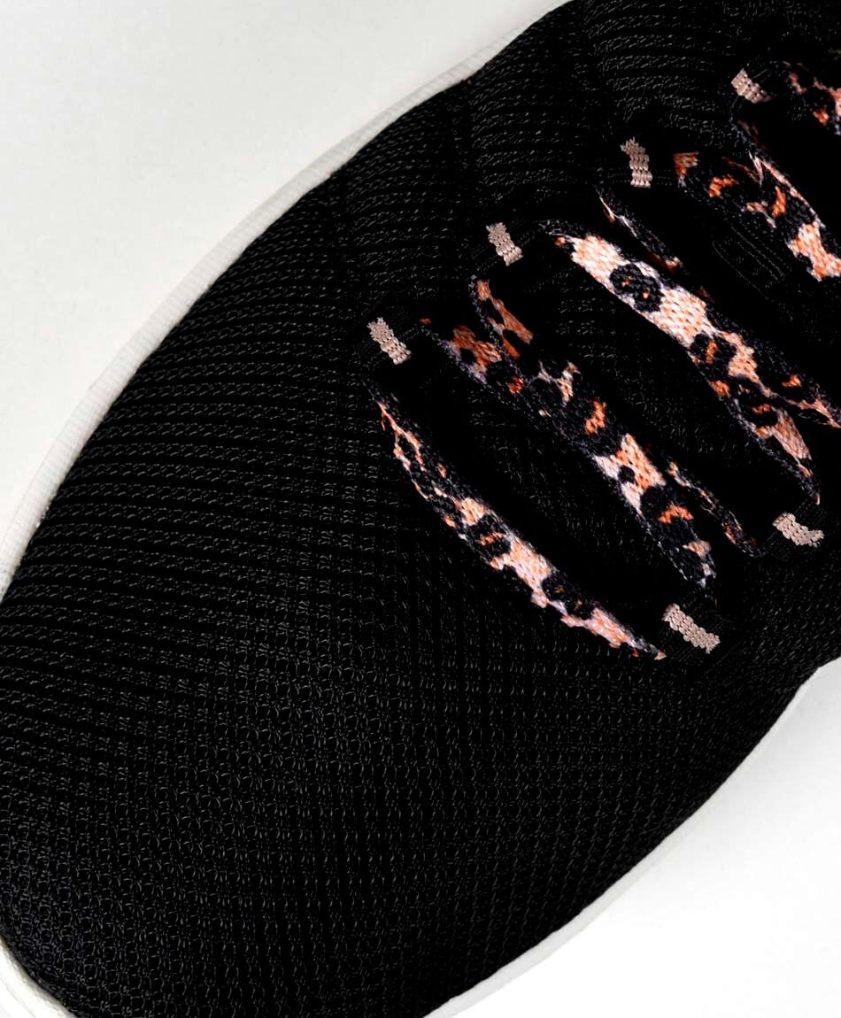 Cordones zapatilla animal print