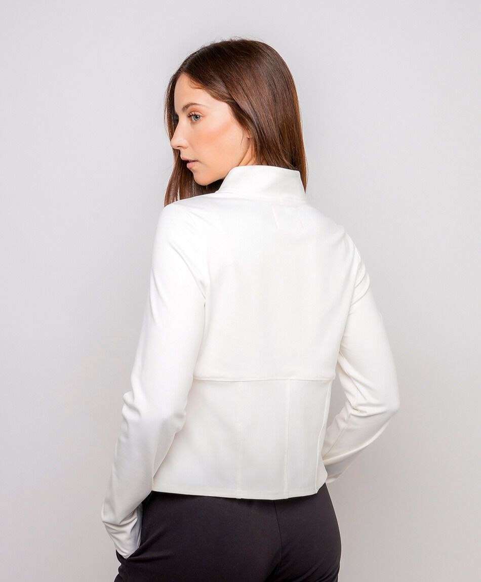 Buzo mujer cuello medio