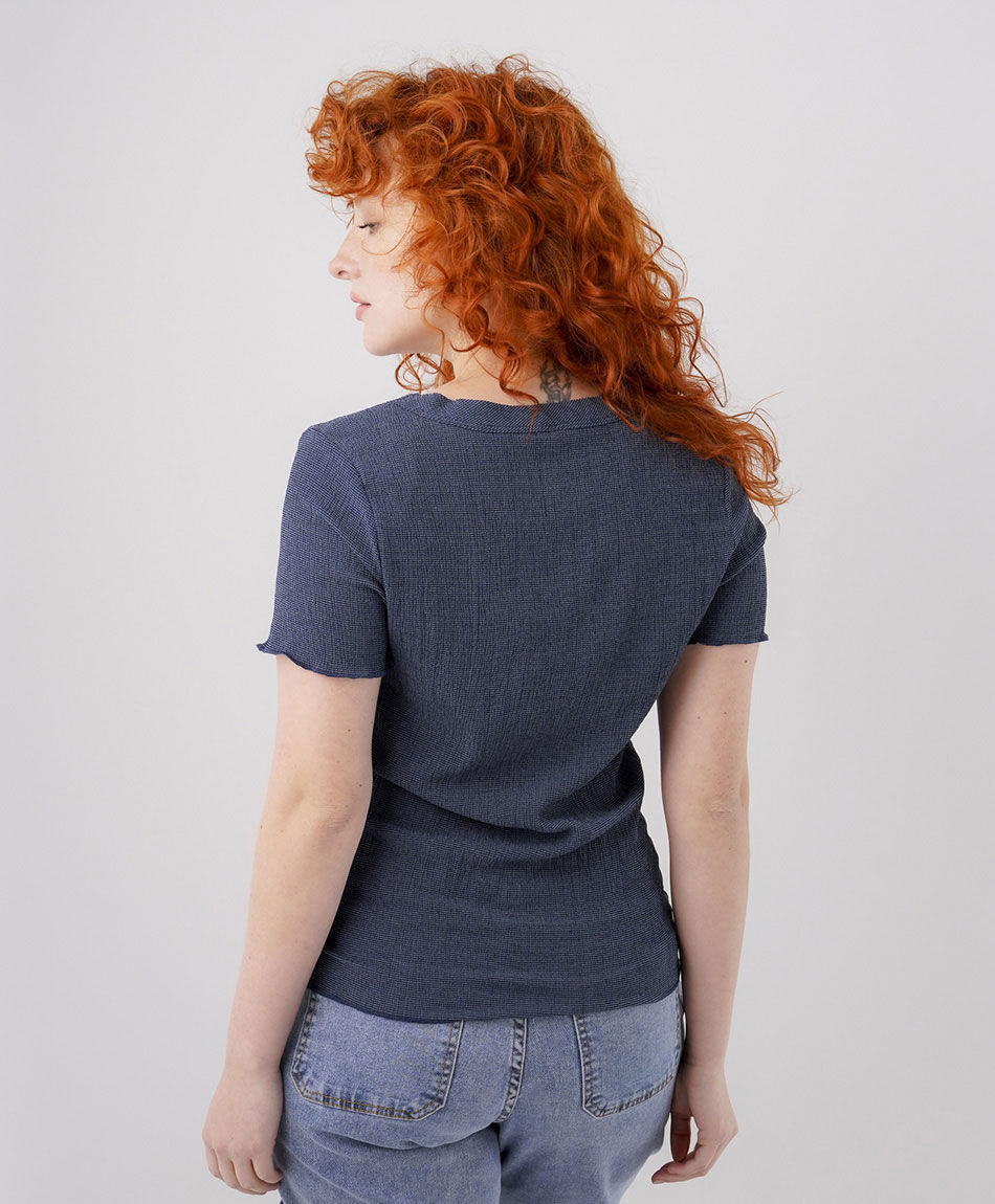 Remera mujer textura vichi