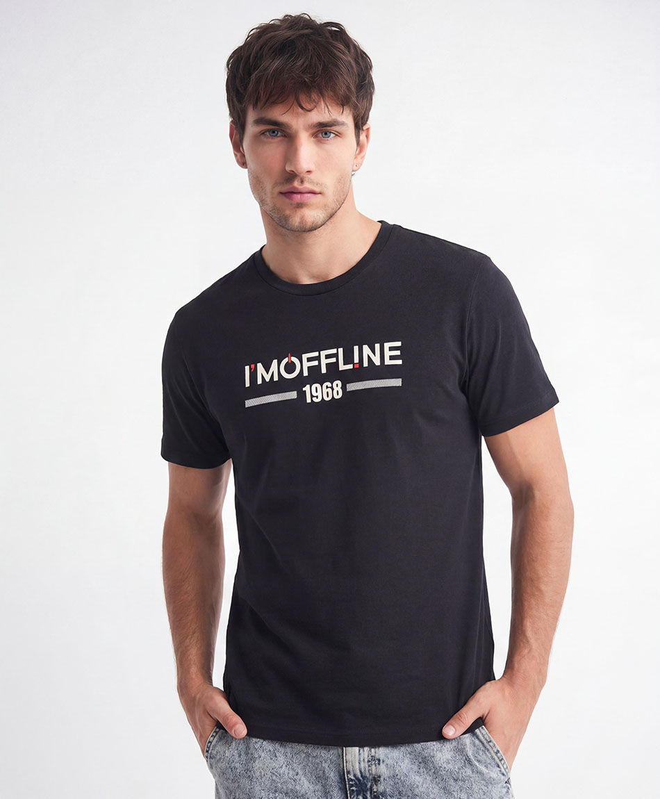 Remera hombre estampado offline