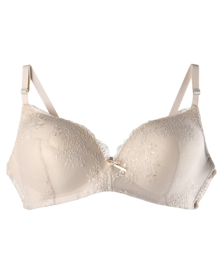 Bralette mujer malla floreada