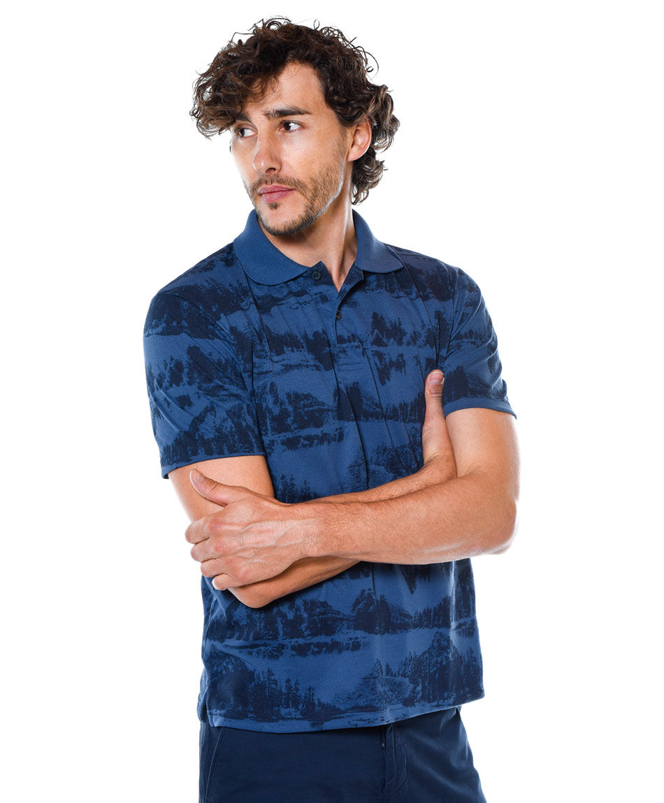Polera cuello polo