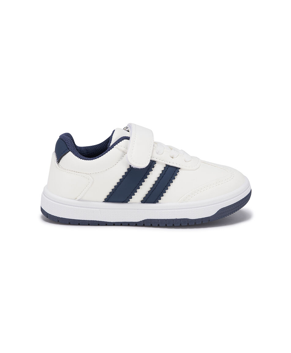 Zapatilla infantil (24 a 29) b&aacute;sica l&iacute;neas